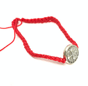 PULSERA HILO TEJIDA NIKEL SAN BENITO