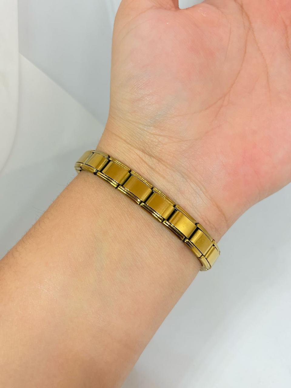 PULSERA ITALIANA DORADA