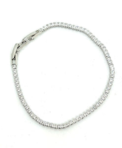 PULSERA ZIRCONIAS CUADRADAS