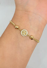 Cargar imagen en el visor de la galería, PULSERA VIRGEN DE GUADALUPE Y BOLITAS
