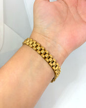 Cargar imagen en el visor de la galería, PULSERA ESCLAVA TIPO ROLEX DORADA
