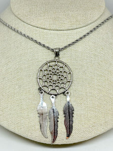 COLLAR TORSAL ATRAPASUEÑOS PLATEADO