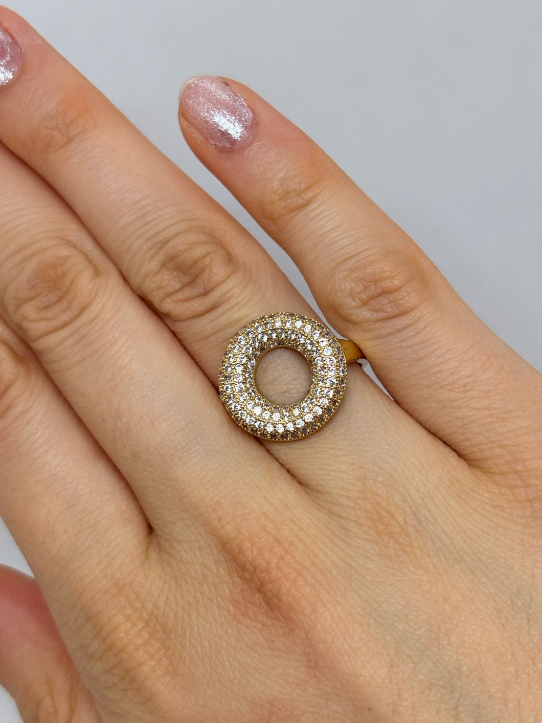 ANILLO CIRCULO ZIRCONIA