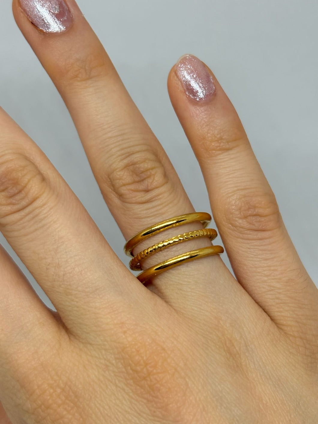 ANILLO TRIPLE LINEA