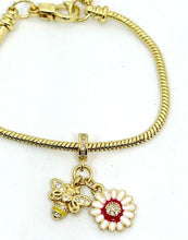 Cargar imagen en el visor de la galería, PULSERA FLOR/ABEJA
