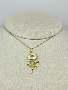 COLLAR FLOR BLANCA