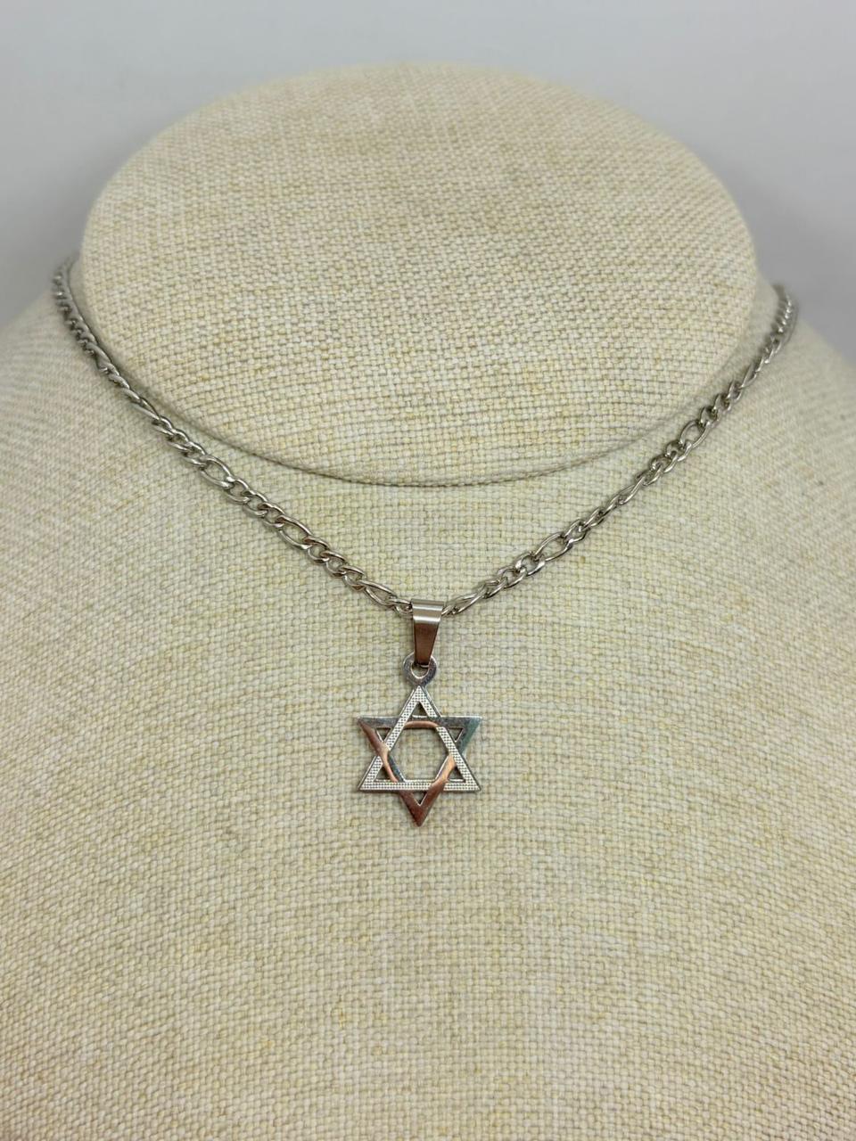 COLLAR TIPO CARTIER ESTRELLA DAVID