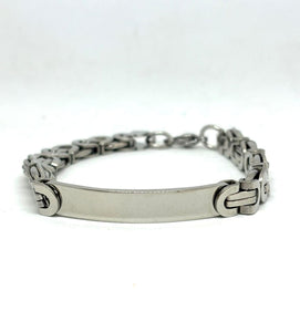 PULSERA ESLABONES CON PLACA
