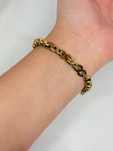 PULSERA ESLABON S ENGARZADO