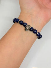 Cargar imagen en el visor de la galería, PULSERA LAPISLAZULI  LEOPARDO
