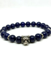 Cargar imagen en el visor de la galería, PULSERA LAPISLAZULI  LEOPARDO
