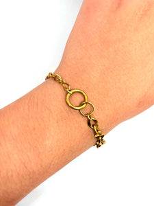PULSERA MUJER ESLABON CIRCULO