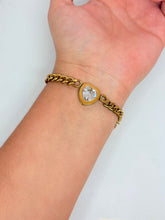 Cargar imagen en el visor de la galería, PULSERA MUJER CADENA CON CORAZON
