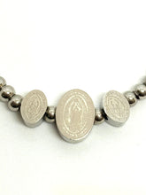 Cargar imagen en el visor de la galería, PULSERA MUJER BOLITAS VIRGEN DE GUADALUPE
