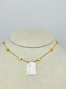 COLLAR MUJER VIRGEN DE GPE CORAZON