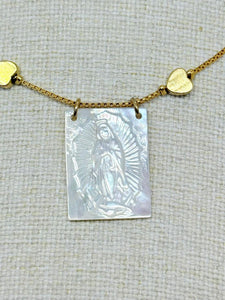 COLLAR MUJER VIRGEN DE GPE CORAZON
