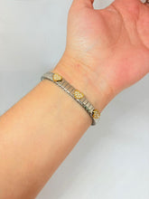 Cargar imagen en el visor de la galería, PULSERA ELASTICA CORAZONES CON ZIRCONIA

