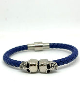 Cargar imagen en el visor de la galería, PULSERA AZUL CALAVERA
