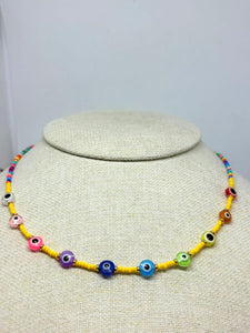 COLLAR CHAQUIRAS CON OJO TURCO