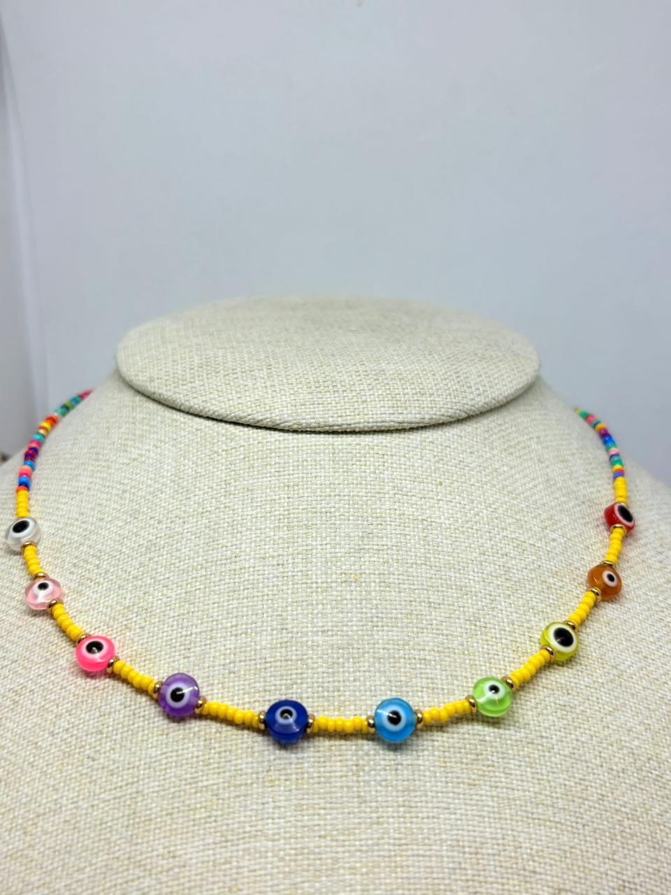 COLLAR CHAQUIRAS CON OJO TURCO
