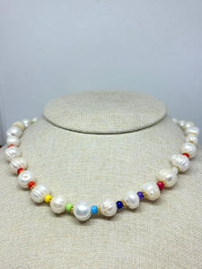 CHOKER PERLAS COLORES