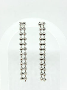 ARETES LARGOS DE BOLITA