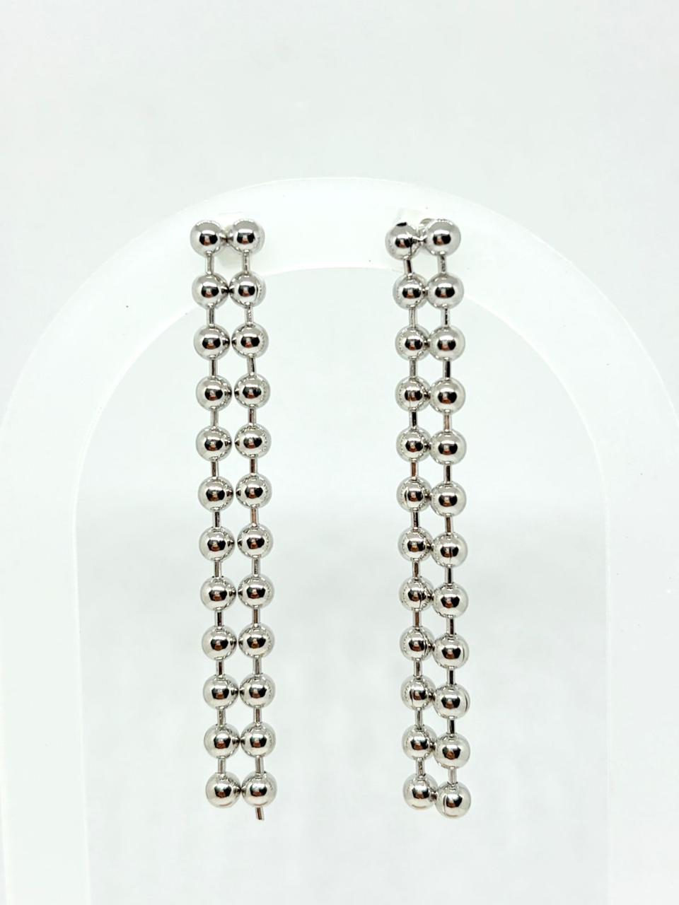 ARETES LARGOS DE BOLITA