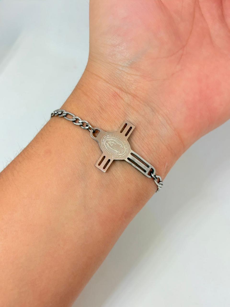 PULSERA HOMBRE VIRGEN DE GUADALUPE