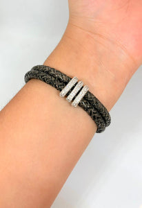PULSERA DOBLE PIEL CON ZIRCONIA