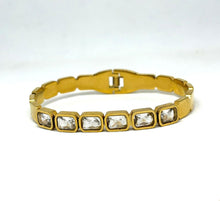 Cargar imagen en el visor de la galería, BRAZALETE ZIRCONIAS RECTANGULAR
