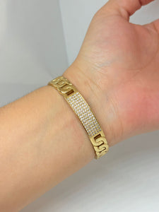 BRAZALETE CADENA CON ZIRCONIA