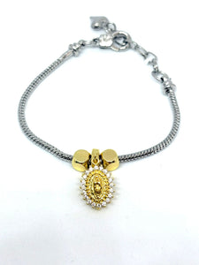 PULSERA VIRGEN GPE ZIRCONIAS