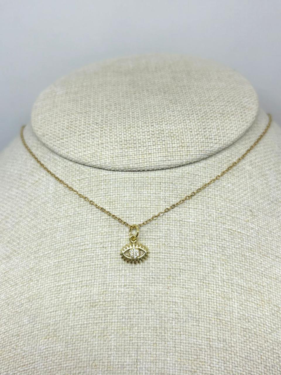 COLLAR OJO TURCO ZIRCONIA