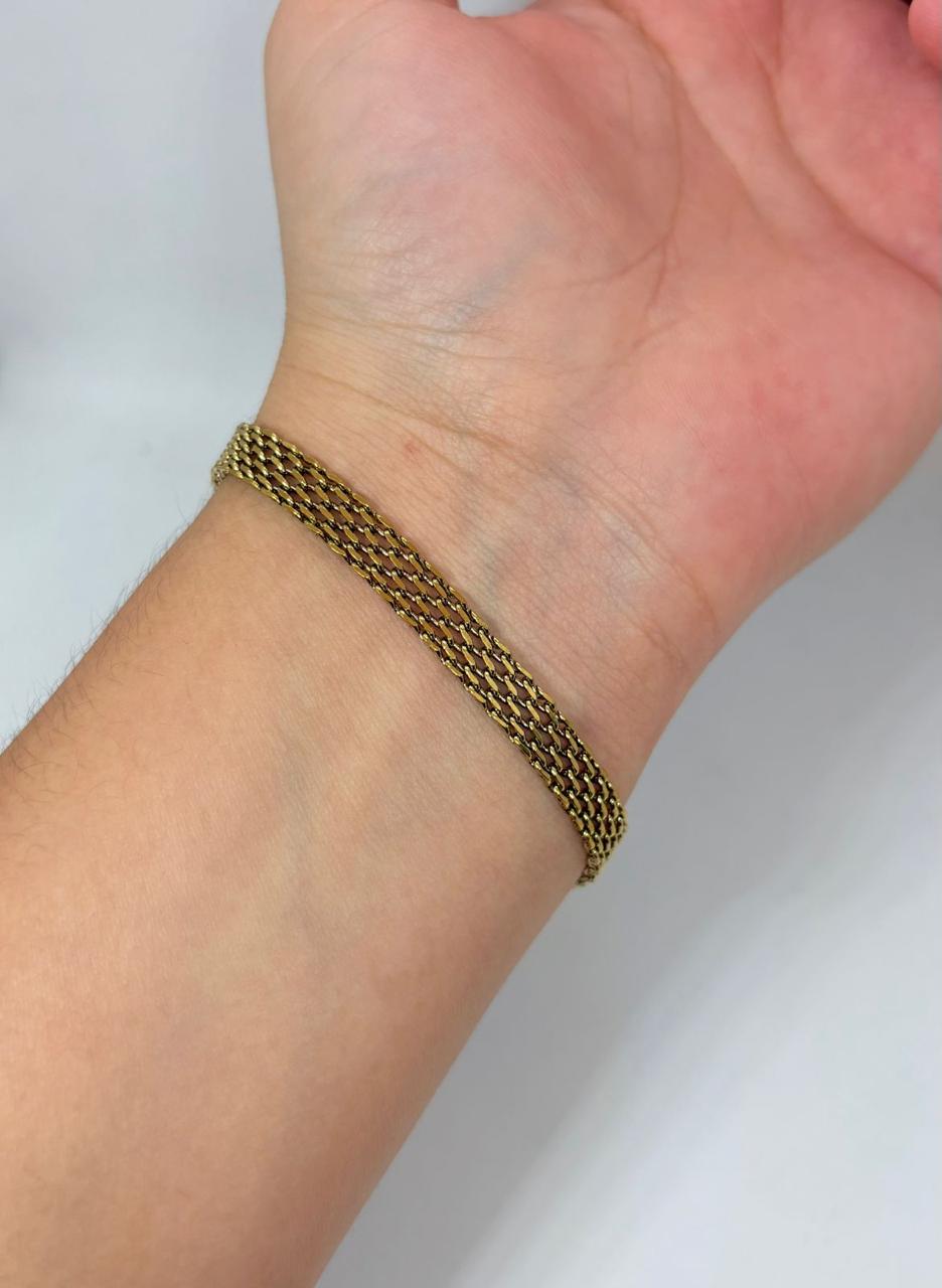 PULSERA TRENZADA PLANA