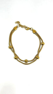 PULSERA DOBLE BOLITAS