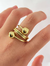 Cargar imagen en el visor de la galería, ANILLO RESORTE BOLITAS
