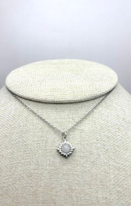 COLLAR DESTELLO PIEDRA GRIS