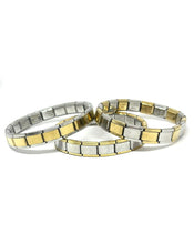 Cargar imagen en el visor de la galería, PULSERAS ITALIANAS BICOLOR
