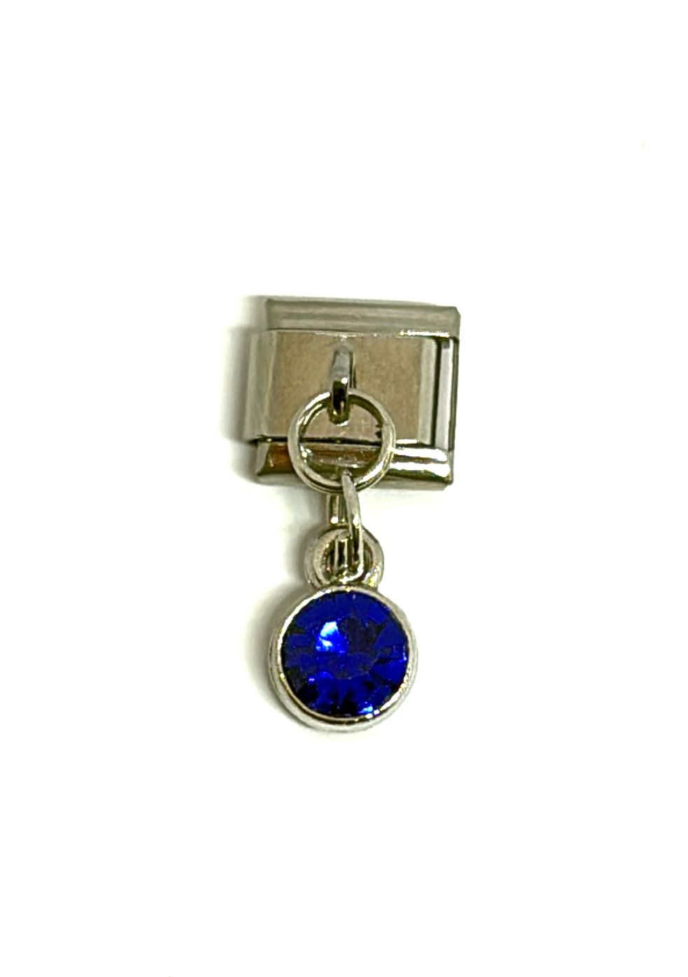 CHARM COLGANTE ZIRCONIA AZUL
