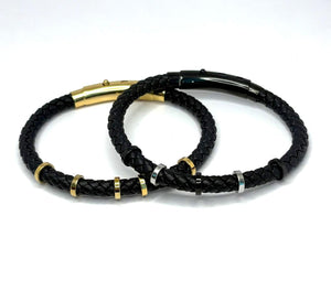 PULSERA PIEL REDONDELES