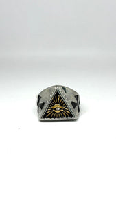 ANILLO TRIANGULO OJO TURCO