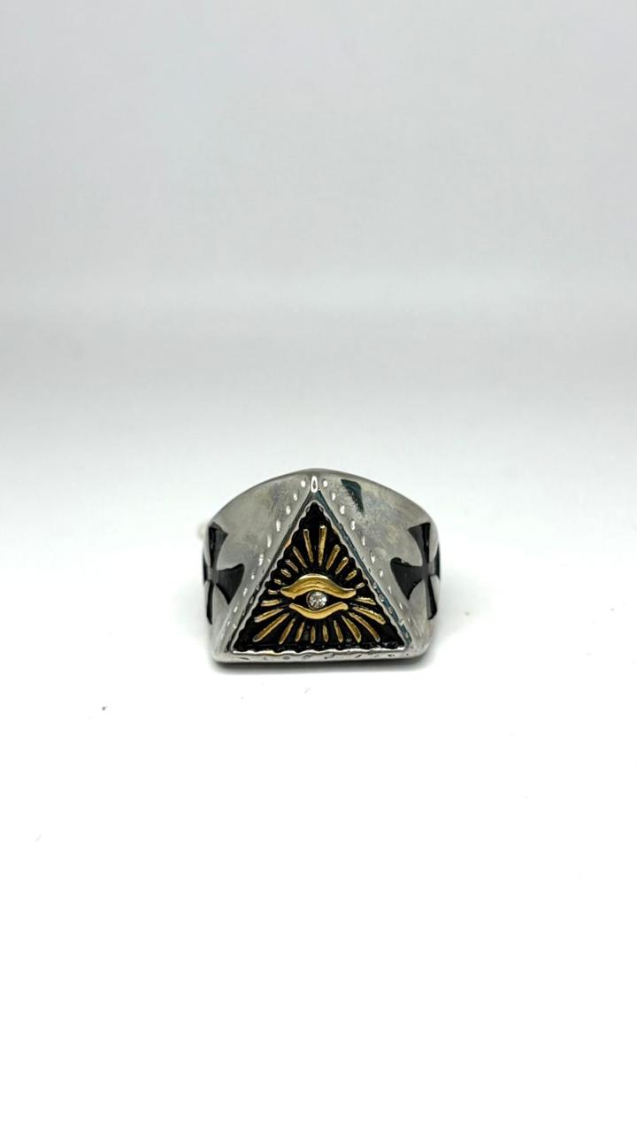 ANILLO TRIANGULO OJO TURCO