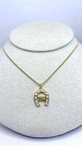 COLLAR HERRADURA GOOD LUCK