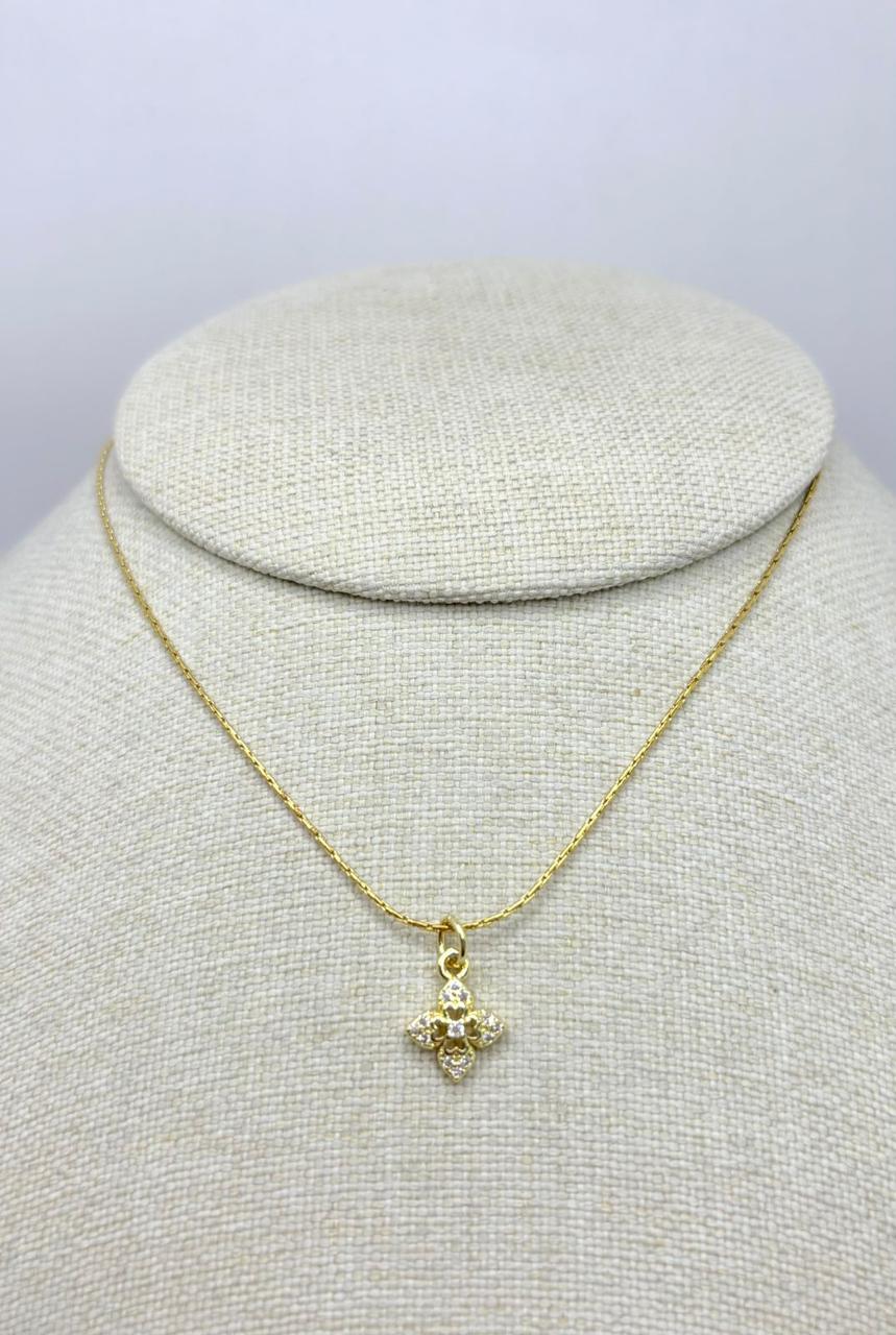 COLLAR FLOR ZIRCONIAS