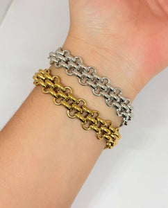 PULSERA DOBLE TRENZADO