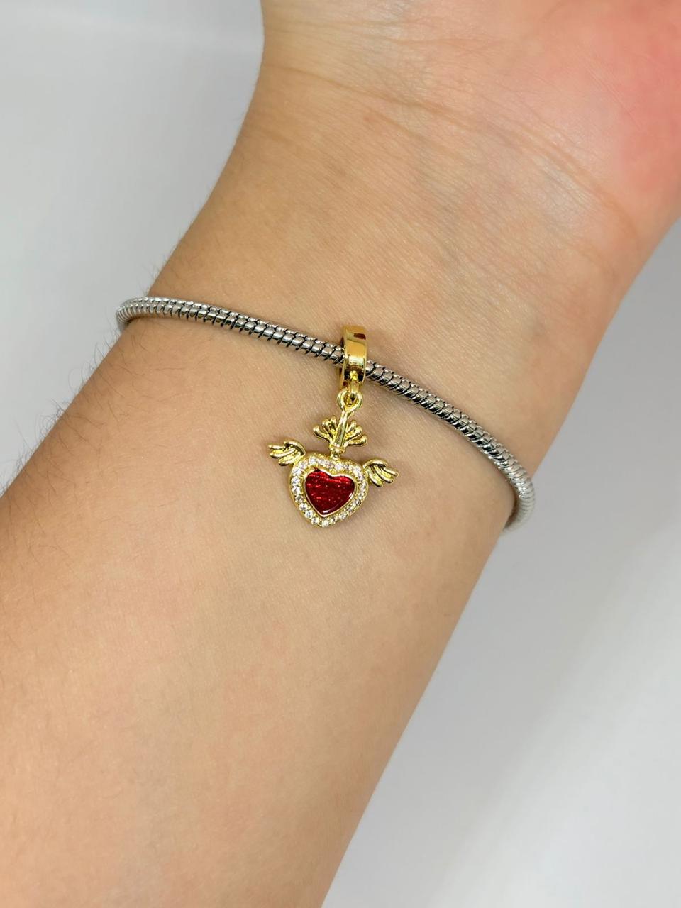 PULSERA CORAZÓN ALAS