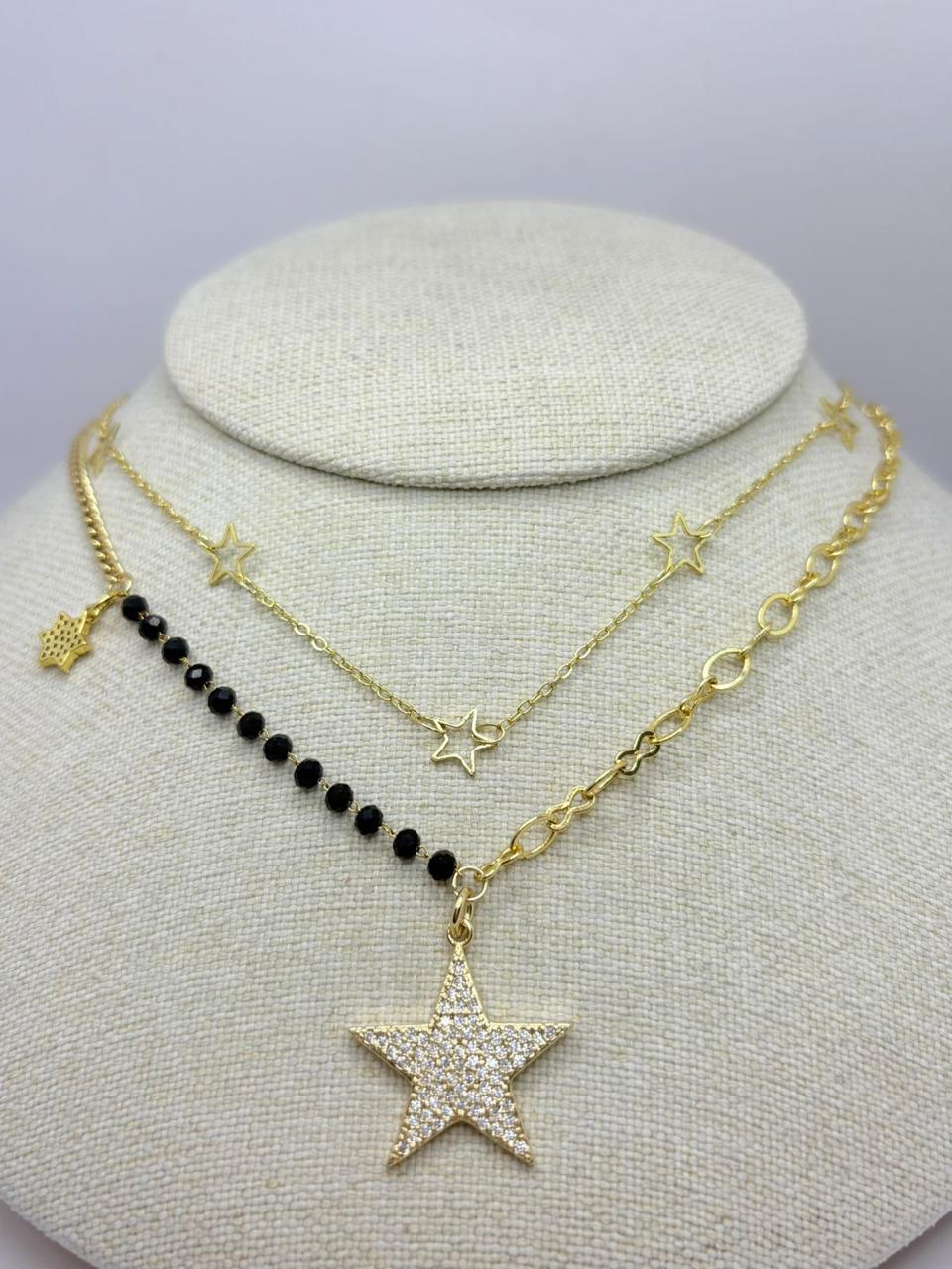 COLLAR DOBLE ESTRELLA