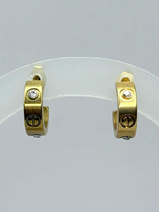 ARRACADAS TORNILLO ZIRCONIA