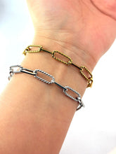 Cargar imagen en el visor de la galería, PULSERA ESLABON RECTANGULAR
