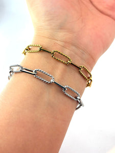 PULSERA ESLABON RECTANGULAR